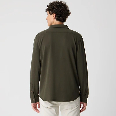 Double-knit work shirt