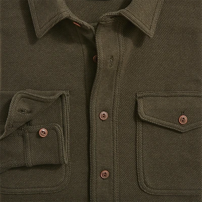 Double-knit work shirt