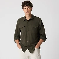 Double-knit work shirt