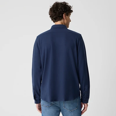 Double-knit work shirt