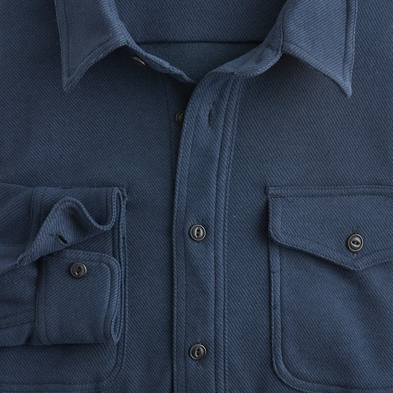 Double-knit work shirt