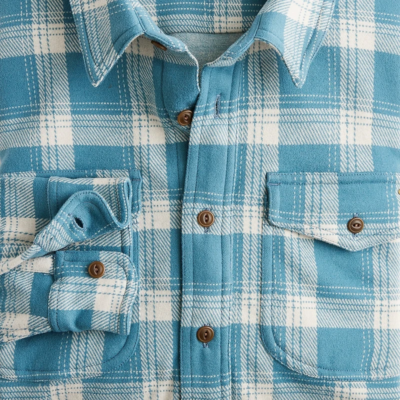 Double-knit work shirt