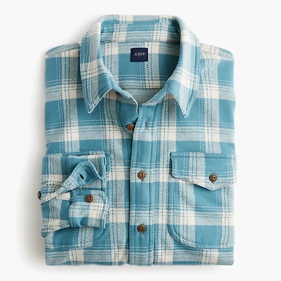 Double-knit work shirt