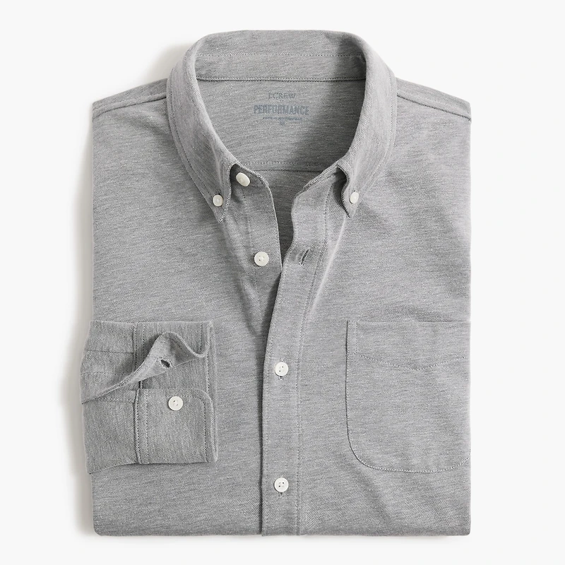 Performance knit oxford shirt
