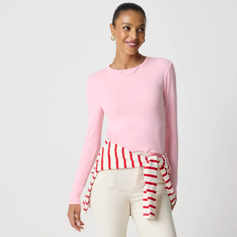 Long-sleeve everyday tee