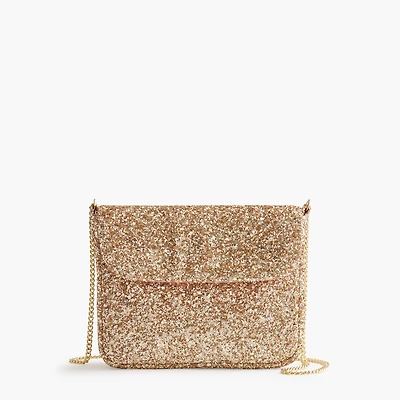 Girls' glitter crossbody bag