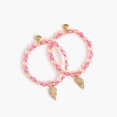 Girls' friendship bracelets set-of-two