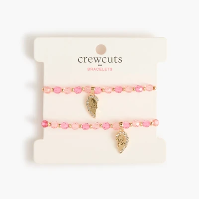 Girls' friendship bracelets set-of-two