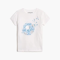 Girls' soccer star graphic tee