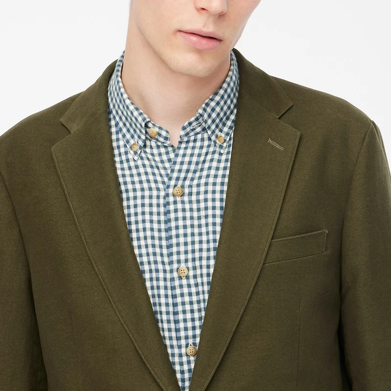 Slim-fit Thompson moleskin blazer