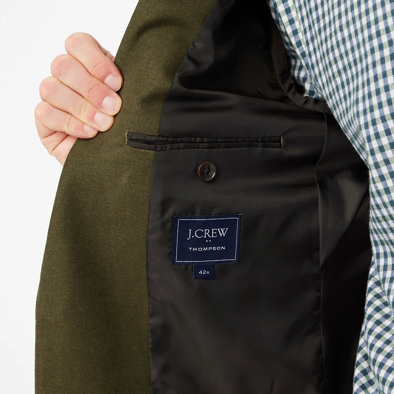 Slim-fit Thompson moleskin blazer