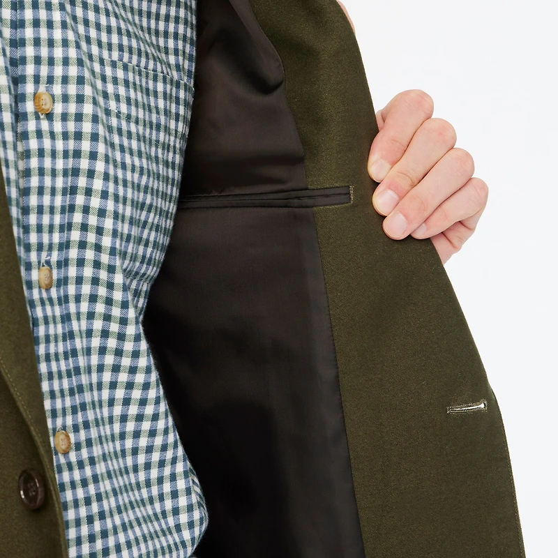 Slim-fit Thompson moleskin blazer