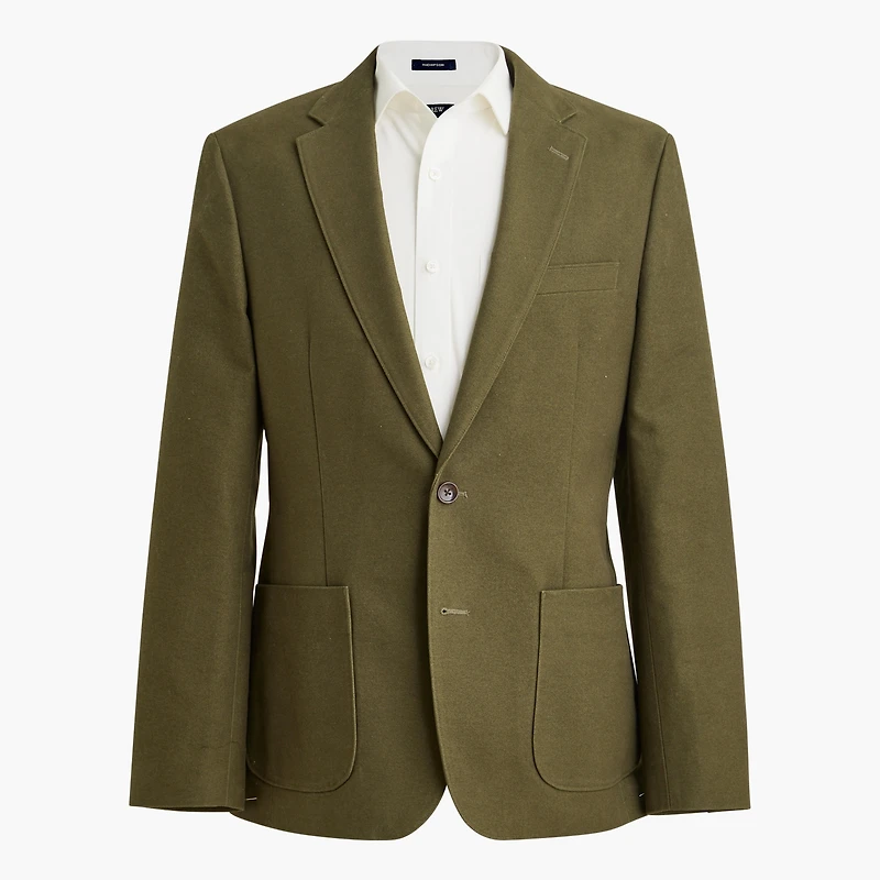 Slim-fit Thompson moleskin blazer