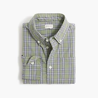 Boys' plaid washed shirt