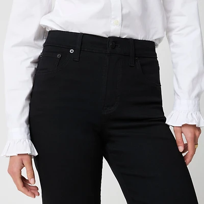 Wide-leg cropped jean all-day stretch