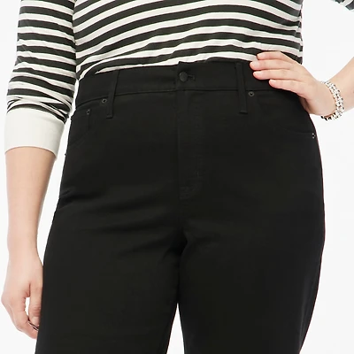 Wide-leg cropped jean all-day stretch