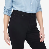 Curvy essential straight black jean all-day stretch