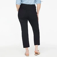 Curvy essential straight black jean all-day stretch
