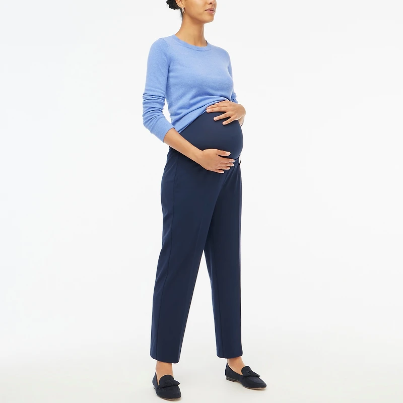 Maternity straight-leg work pant