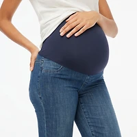 Lightweight maternity wide-leg jean