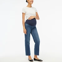 Lightweight maternity wide-leg jean