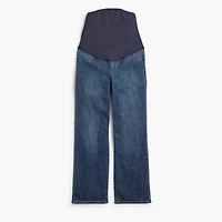Lightweight maternity wide-leg jean