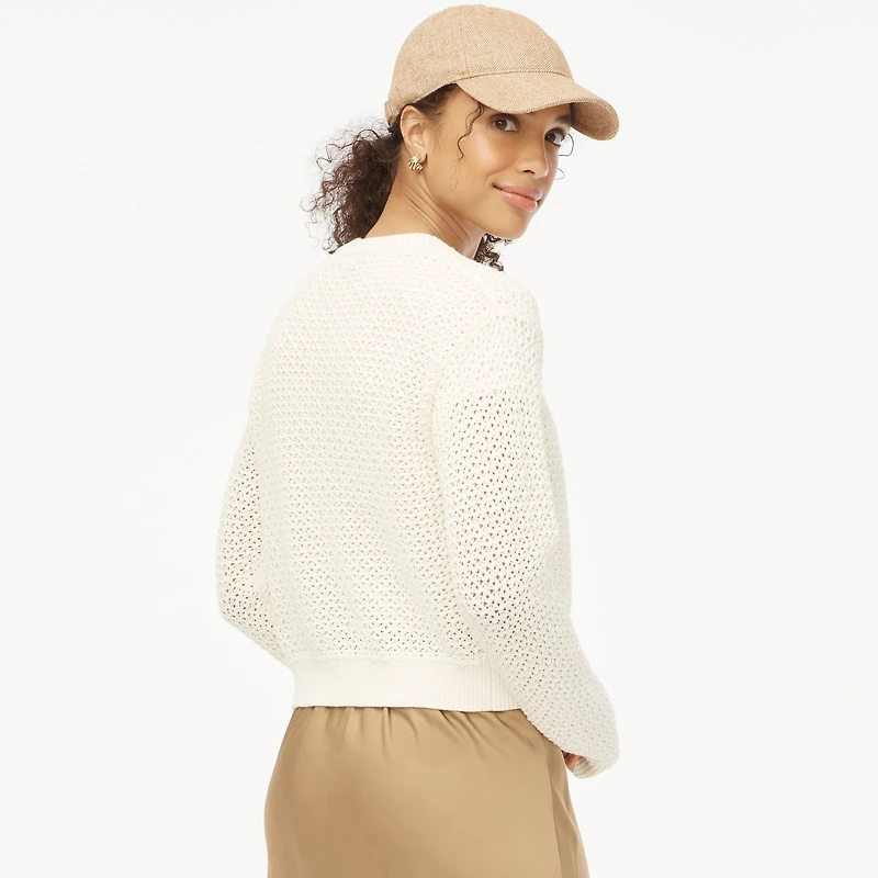 Crochet cardigan sweater