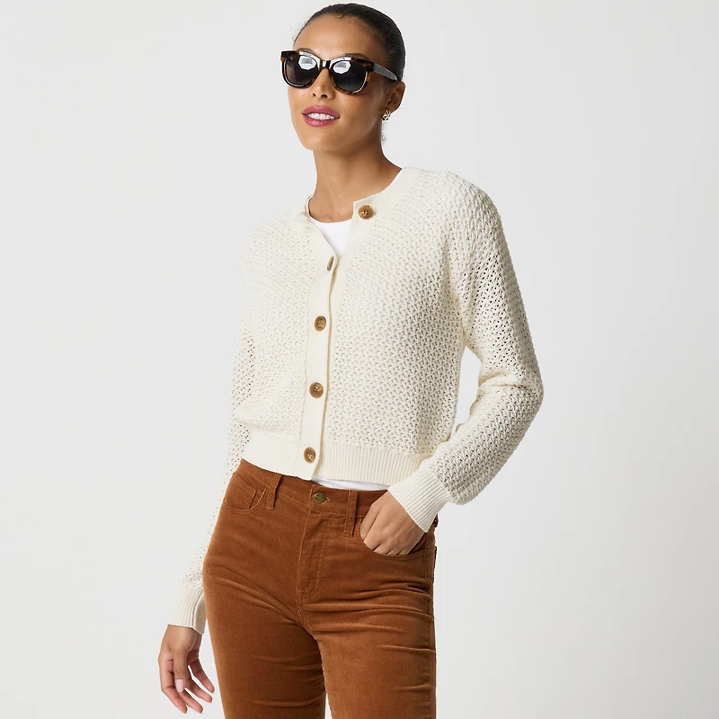 Crochet cardigan sweater