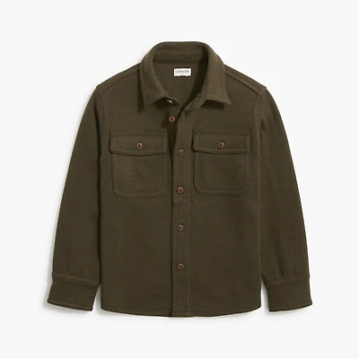 Boys' twill shirt-jacket