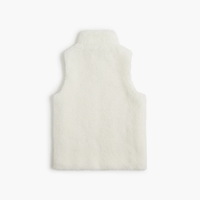 Girls' sherpa vest