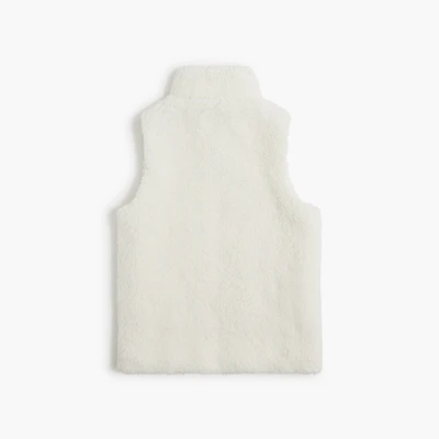 Girls' sherpa vest