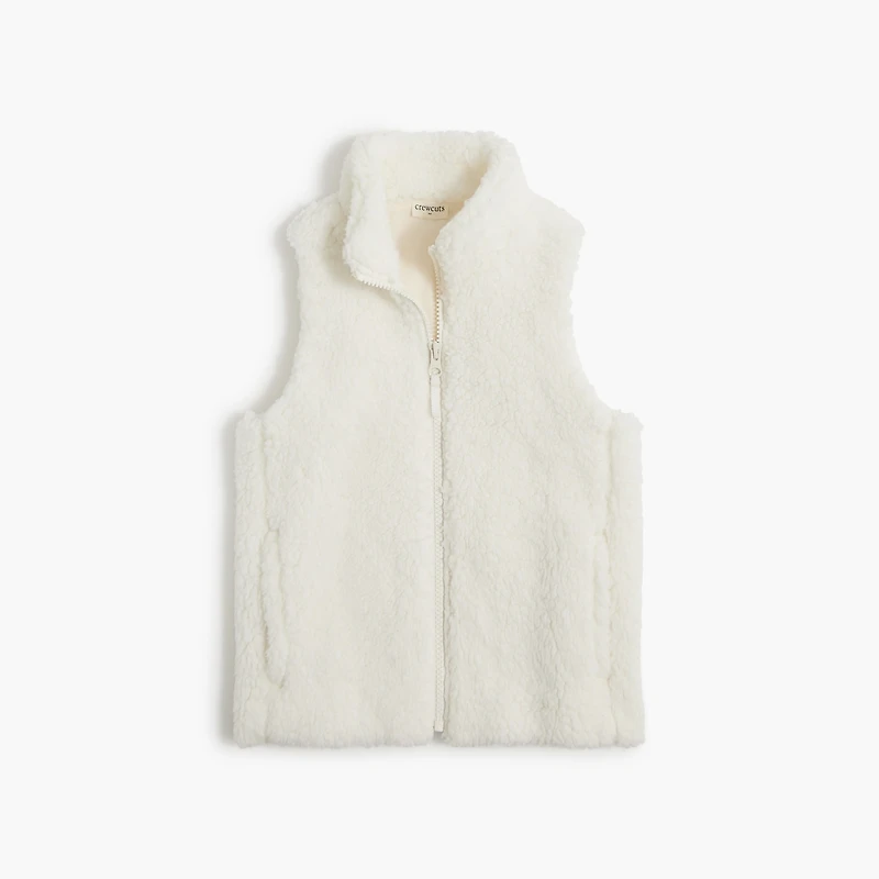 Girls' sherpa vest