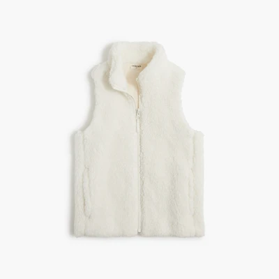 Girls' sherpa vest