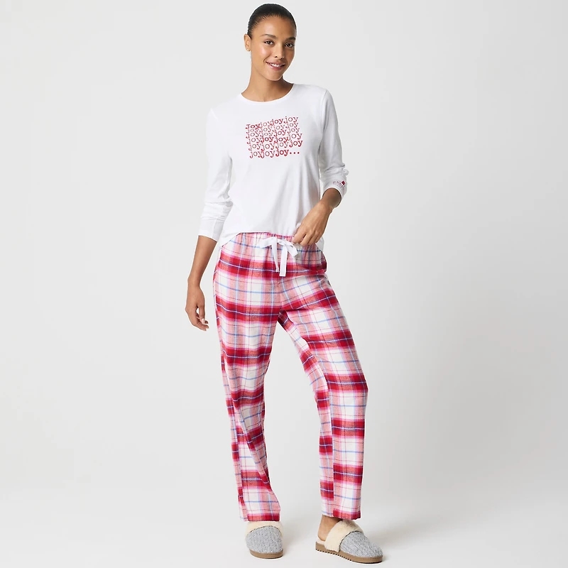 Petite flannel pajama pant