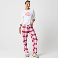 Petite flannel pajama pant