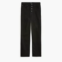 Petite black stovepipe straight jean in signature stretch+