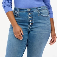 Petite 9" mid-rise skinny jean in signature stretch