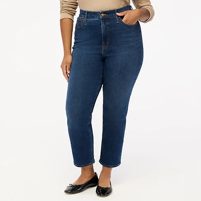 Petite essential straight jean in all-day stretch