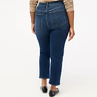 Petite essential straight jean in all-day stretch