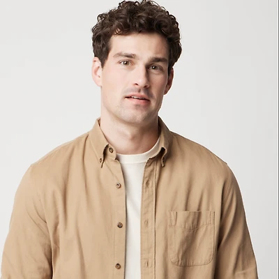 Textured corduroy shirt