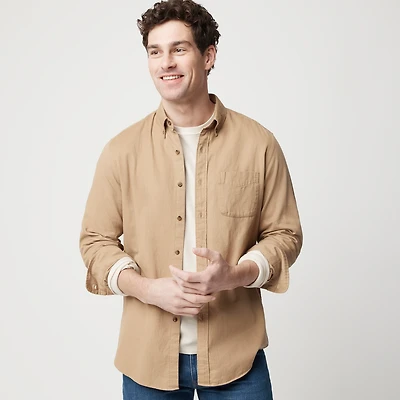 Textured corduroy shirt