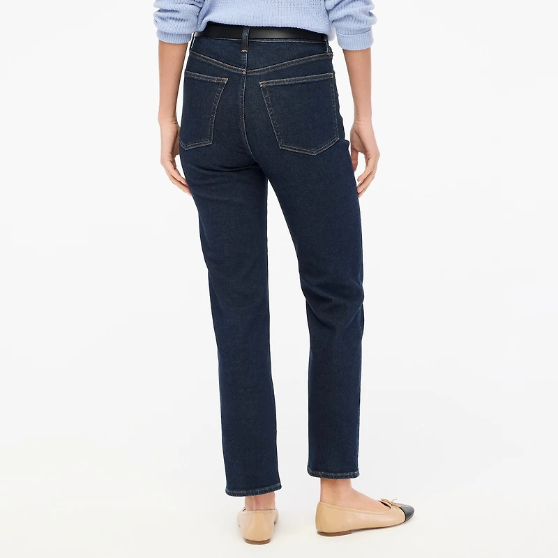 High-rise stovepipe jean in signature stretch+