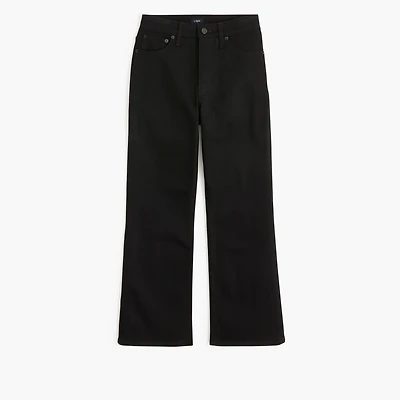 Curvy mid-rise flare crop jean signature stretch