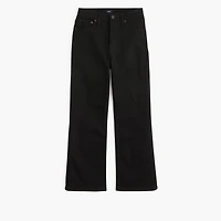 Curvy mid-rise flare crop jean signature stretch