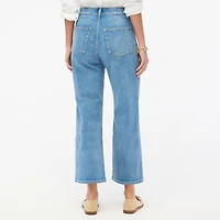 Petite cropped wide-leg patch-pocket jean in all-day stretch