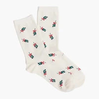 Mistletoe trouser socks