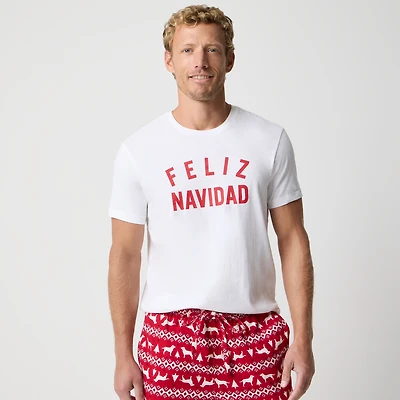 "Feliz Navidad" graphic tee