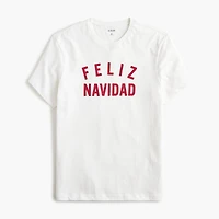 "Feliz Navidad" graphic tee