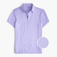 Printed performance polo shirt