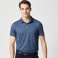Printed performance polo shirt
